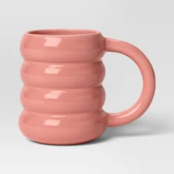 13oz Stoneware Artisan Mug Coral - Room Essentials™: Coffee Cup, Microwave & Dishwasher Safe, Hot/Cold Beverages 5 13oz Stoneware Artisan Mug Coral - Room Essentials™: Coffee Cup, Microwave & Dishwasher Safe, Hot/Cold Beverages -Room Essentials GUEST f5d37da8 d699 4d07 915c 5a4f6d78172c