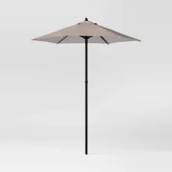 6' Round Outdoor Patio Market Umbrella With Black Pole - Room Essentials™ 33 6' Round Outdoor Patio Market Umbrella With Black Pole - Room Essentials™ -Room Essentials GUEST f96d8959 f4b0 4de5 8f6c 596eaa8aa81c